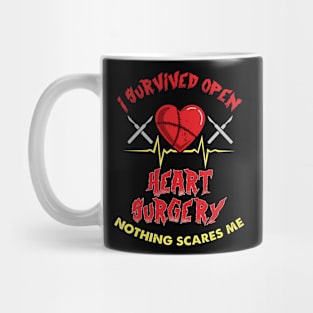 Open Heart Surgery Survivor Gift Idea Mug